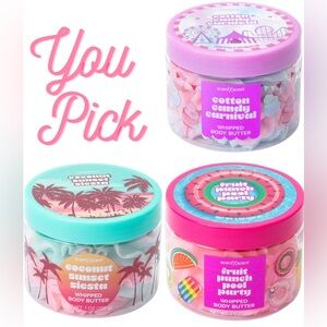 Scentsy Whipped Body Butter Collection - Pink, Green, Red NEW